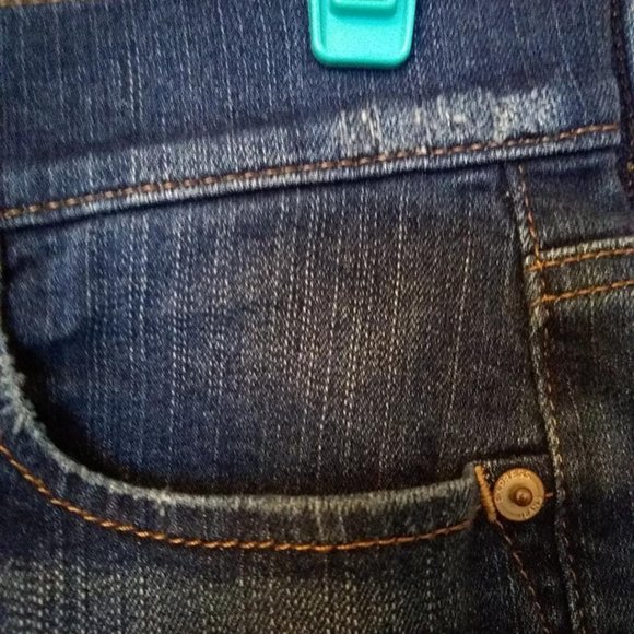 EXPRESS WOMEN’S STRETCH JEANS CROPPED STRAIGHT LEG Size 0 - Picture 9 of 10